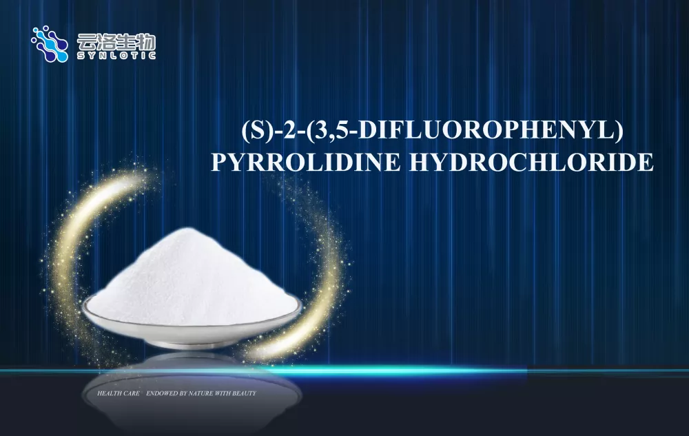 (S) -2- (3,5-difluorofenil) cloridrato de pirrolidina